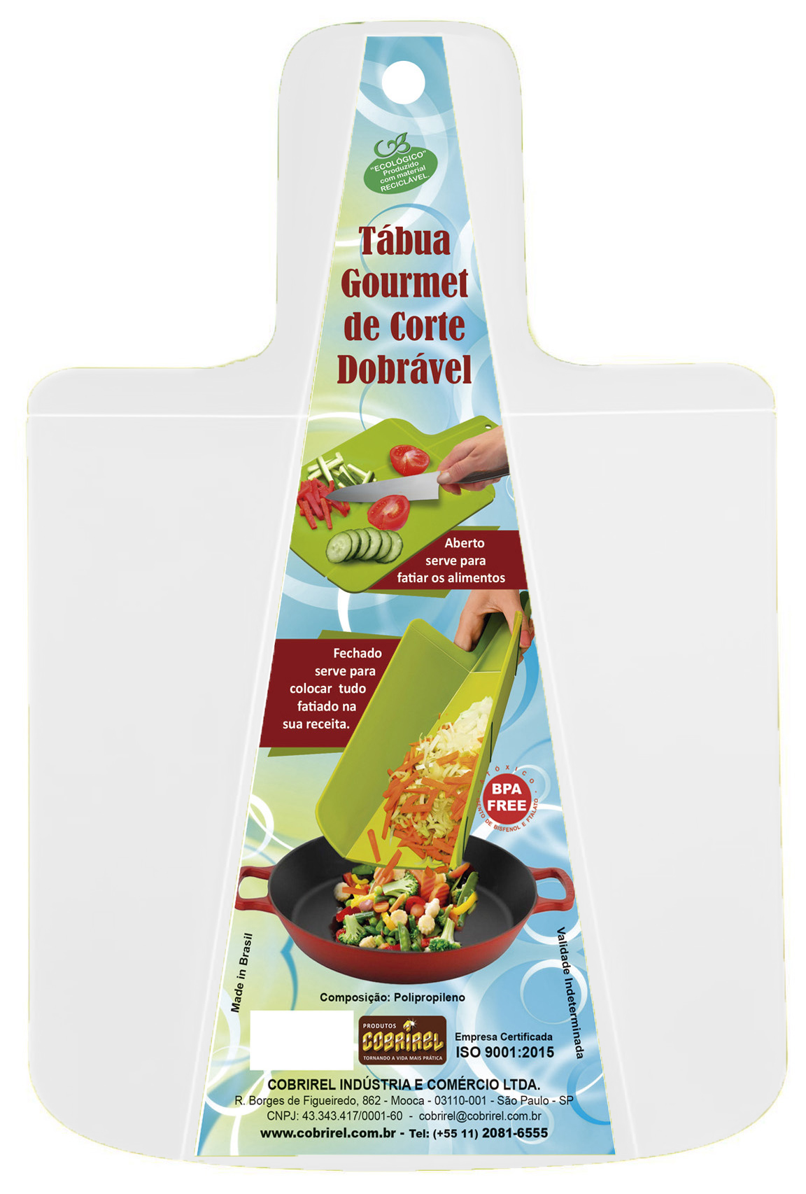 Tábua Gourmet de Corte Dobrável